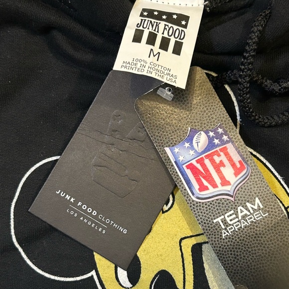 Junk Food Clothing Black and Gold Saints Disney Hoodie - Picture 3 of 4